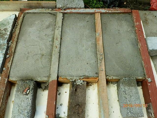 Reinforced formwork on an active build