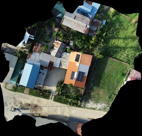 Aerial drone survey of a client property